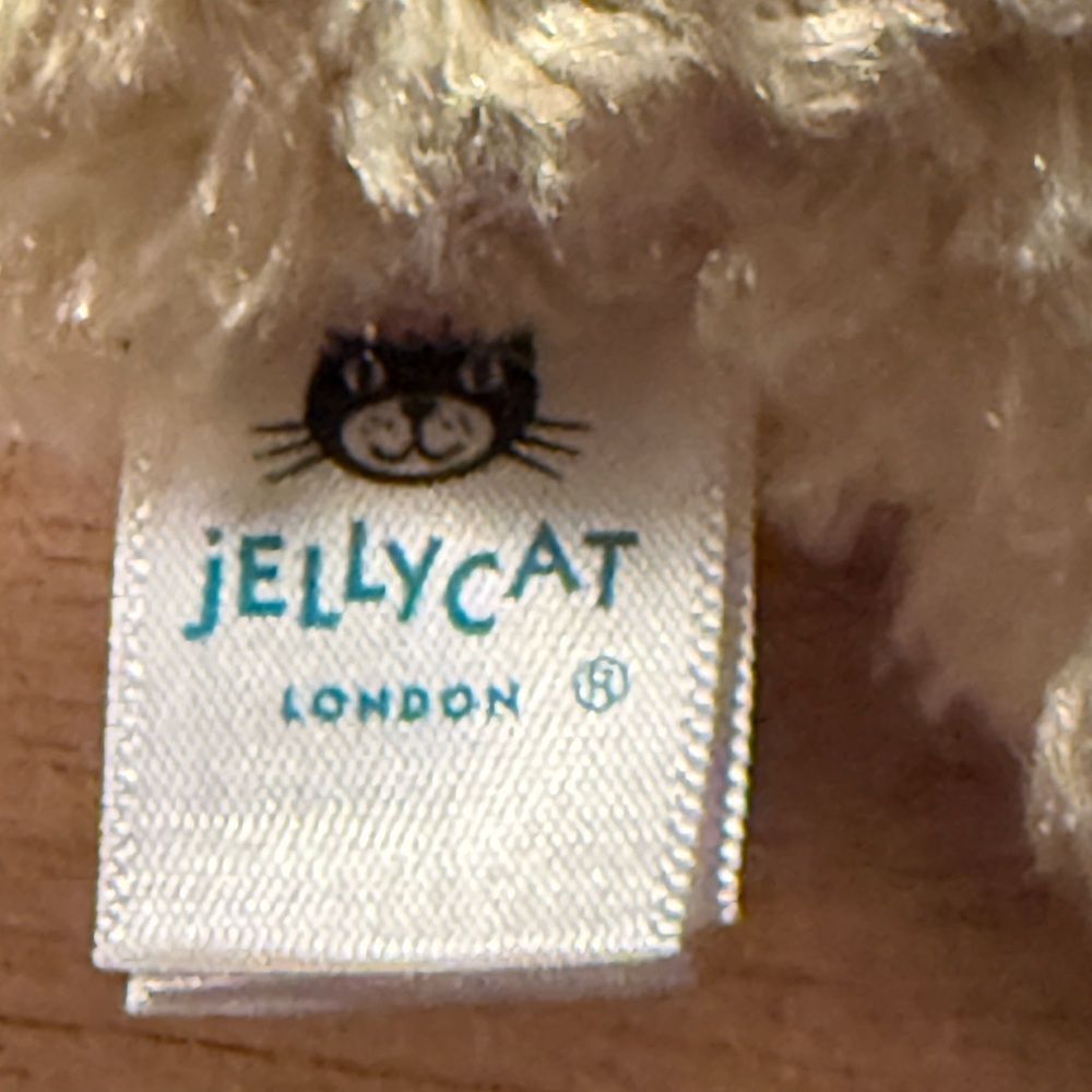 Jellycat Cream Plush Cat Toy